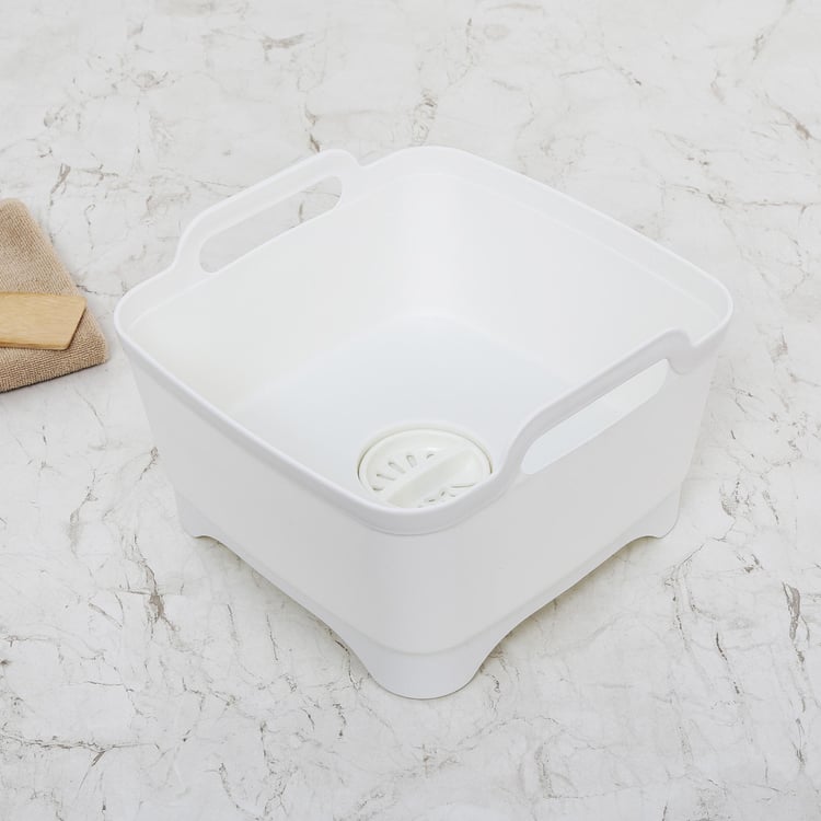 Orion Solid  Sink Tub - Plastic - Sink Tub 31 cm  L x 29 cm  W x 9 cm  H -White