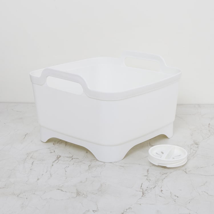 Orion Solid  Sink Tub - Plastic - Sink Tub 31 cm  L x 29 cm  W x 9 cm  H -White
