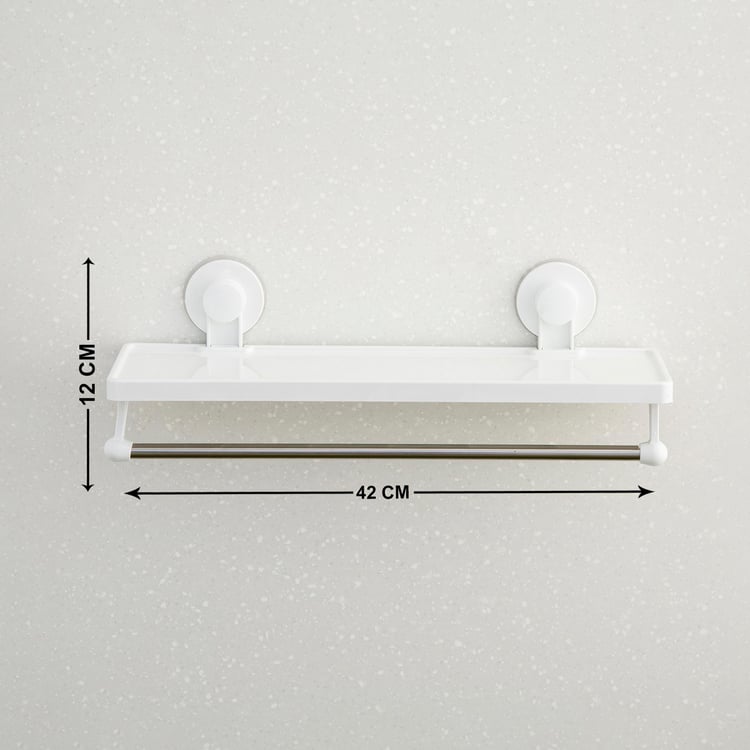 Orion Polypropylene Towel Rack with Suction Cup