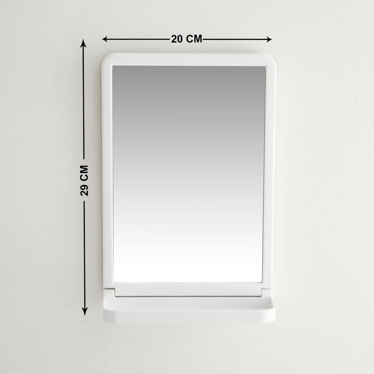 Orion Metal Mirror with Suction Cup - 20x29cm