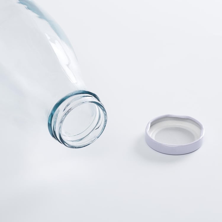 Spinel-Osiris Solid Transparent Glass Bottle - Set of 2 - 9 cm L x 27 cm H