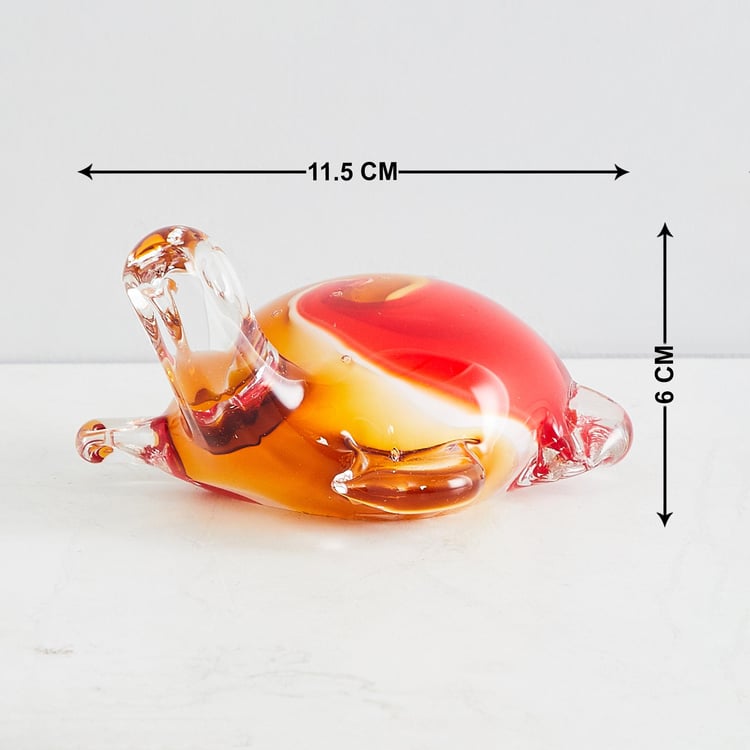 Cosmos Glass Turtle Figurine