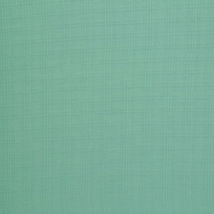 Colour Connect Textured Semi-Blackout Polyester Door Curtain - 110 x 225 cm Blue