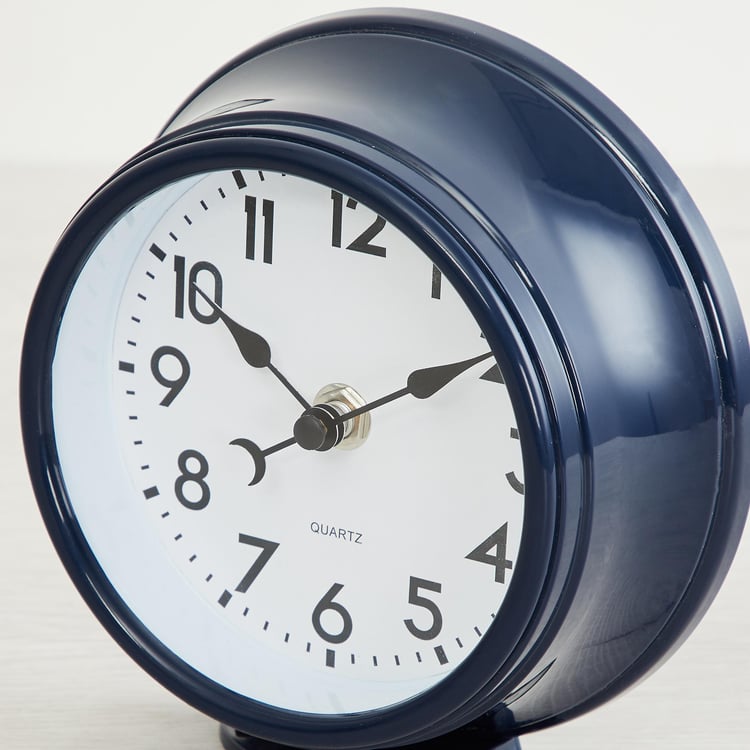 Colour Connect Round Single Pc. Table clock - Plastic - Blue