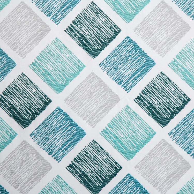 Lavish Checked Window Curtain - 135 x 160 cm