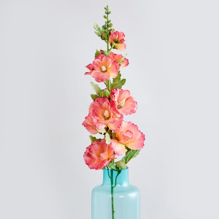 Botanical Hollyhock Artificial Flower - 91 cm