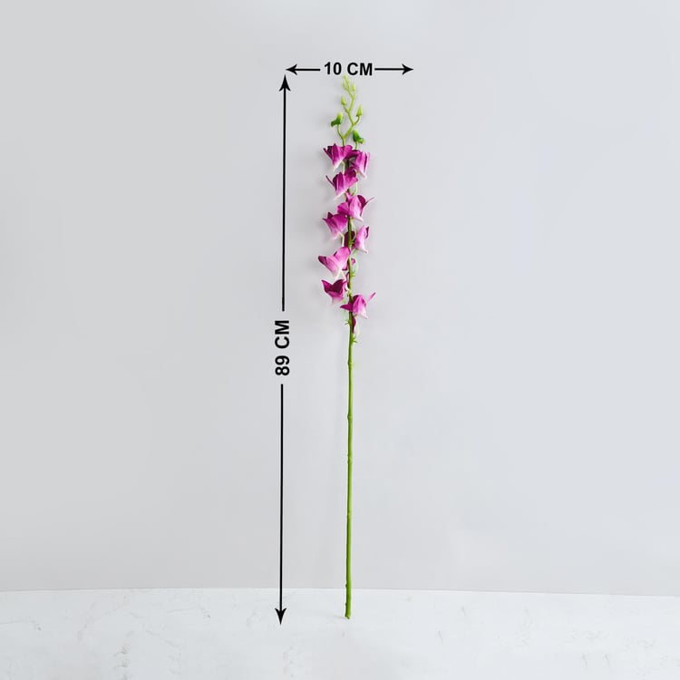 Botanical Orchid Plastic Artificial Flower - 89cm