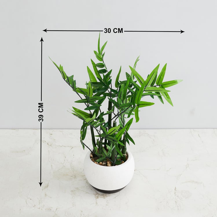 Gardenia Bamboo Artificial Plant in Pot