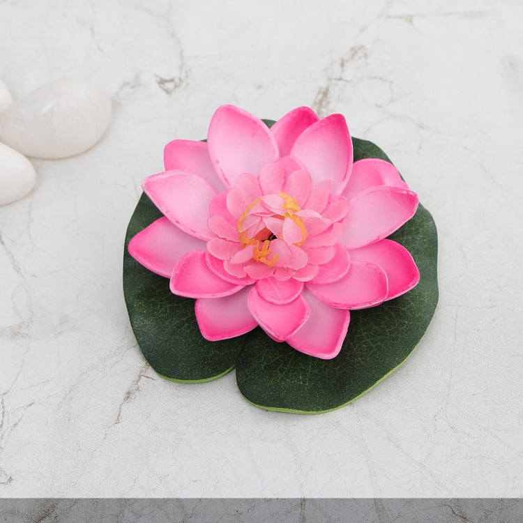 Cascade Floating Lotus Plastic Artificial Flower