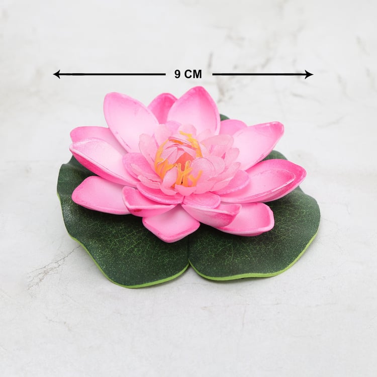 Cascade Floating Lotus Plastic Artificial Flower
