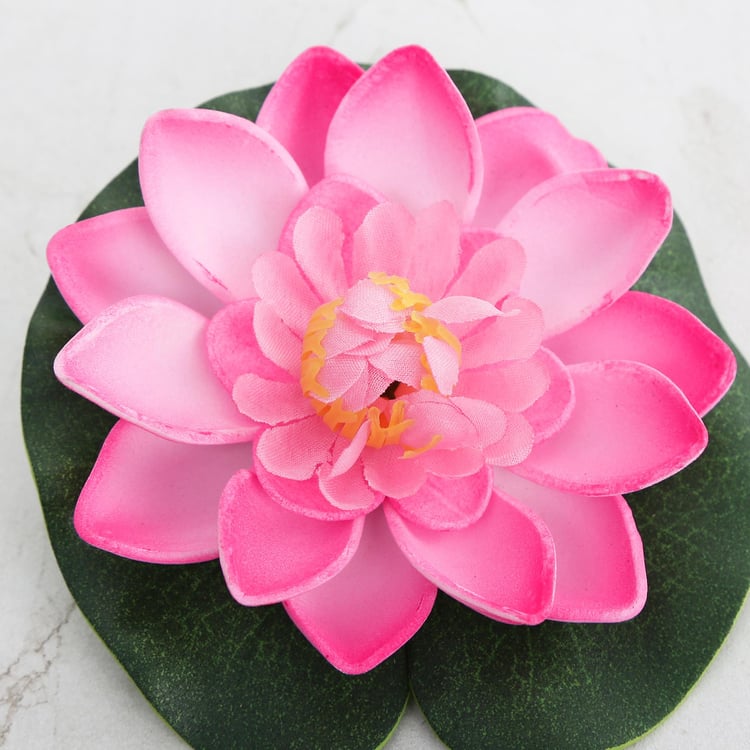 Cascade Floating Lotus Plastic Artificial Flower