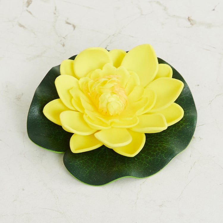 Cascade Floating Lotus Plastic Artificial Flower