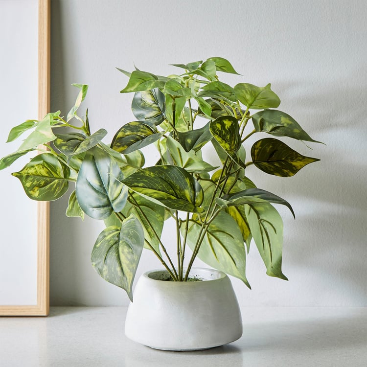 Gardenia Artificial Plant in Ceramic Pot