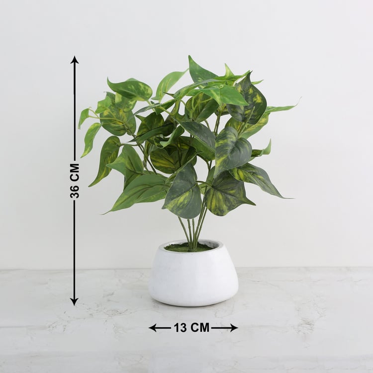 Gardenia Artificial Plant in Ceramic Pot