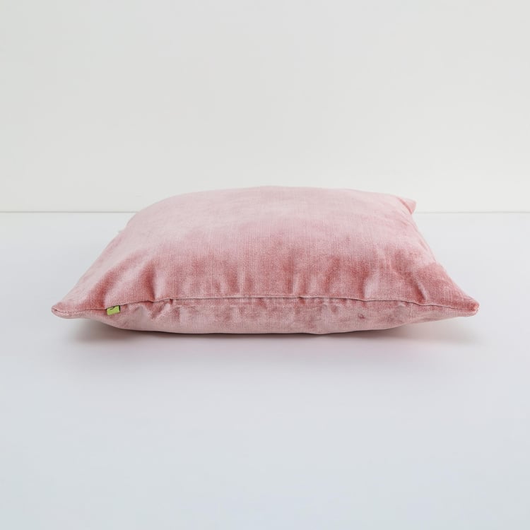 Colour Connect Cameo Solid Cushion Covers - Single Pc. - Polyester - 40 cm x 40 cm - Peach