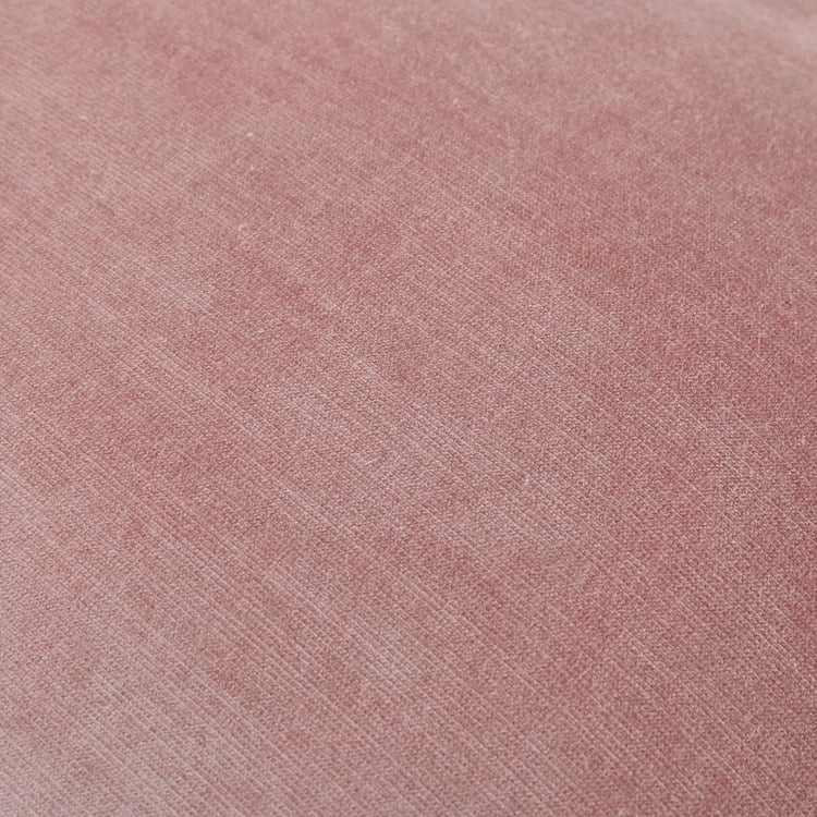 Colour Connect Cameo Solid Cushion Covers - Single Pc. - Polyester - 40 cm x 40 cm - Peach