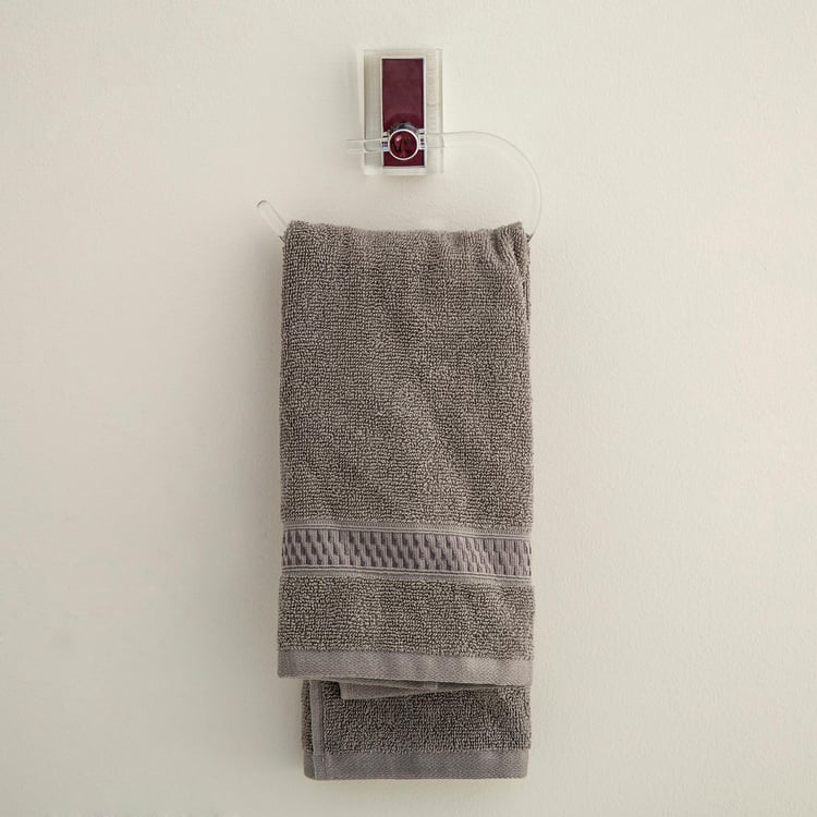 Orion Highline Transparent Solid Acrylic Toilet Roll Holder - 16.6x4.1x17.4cm