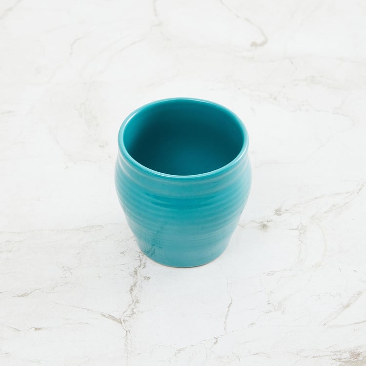 Colour Connect Solid  Kullhad - Stoneware -150 ml -Kullhad 7 cm  L x 7 cm  W x 7 cm  H -Blue