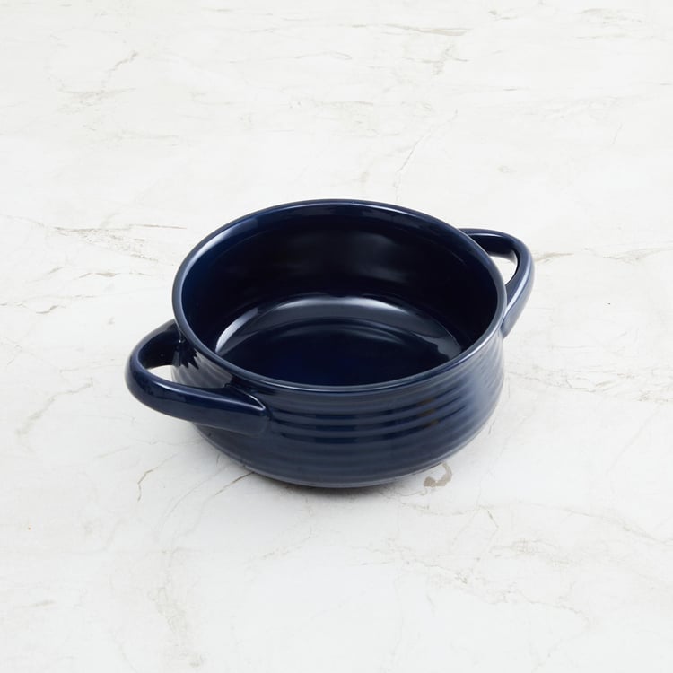 Colour Connect Blue Stoneware Microwave Safe Serving Bowl