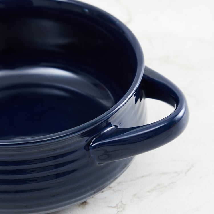 Colour Connect Blue Stoneware Microwave Safe Serving Bowl