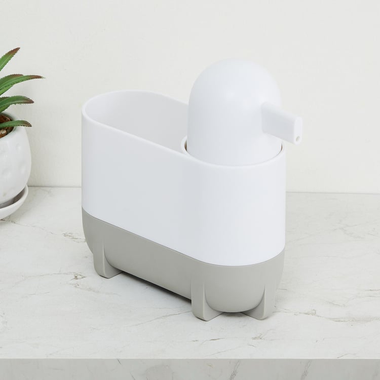 Orion White Detergent Dispenser With Holder - 2 Pcs
