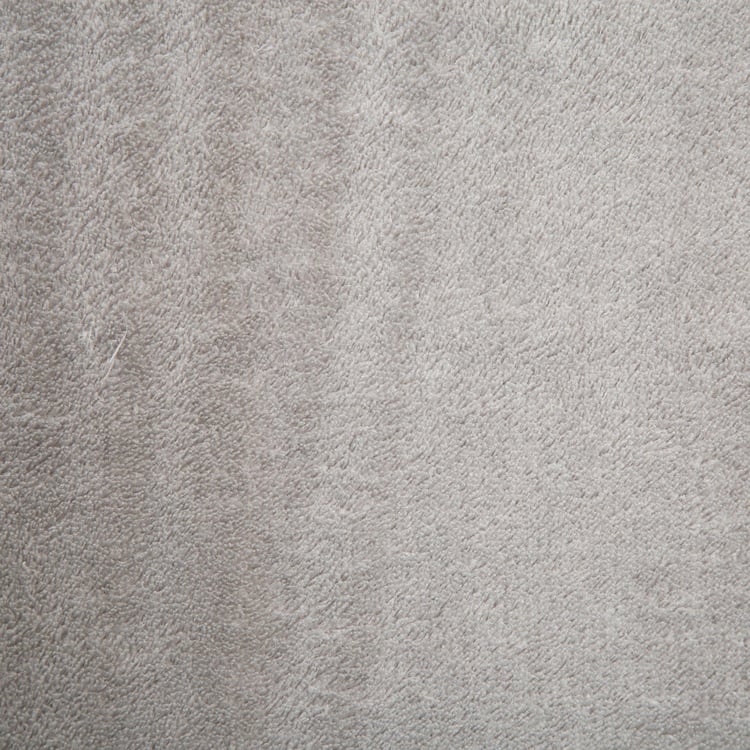 Travel Solid Polyester Single Blanket : 100 cm x 90 cm Grey