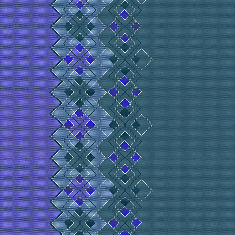 SPACES Atrium Geometric Print 3-Piece Double Bedsheet Set - 224 x 274 cm