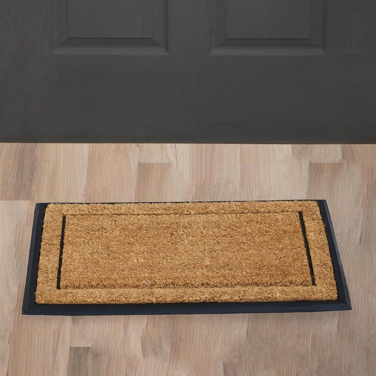 Elite Textured Rubber Door Mat  : 90 cm x 60 cm Multicolour