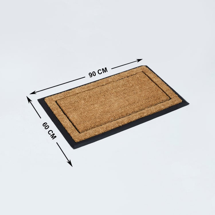 Elite Textured Rubber Door Mat  : 90 cm x 60 cm Multicolour