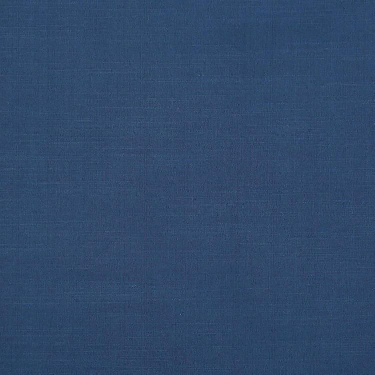 Colour Connect Della Blue Contemporary Solid Door Curtain - 225x120cm