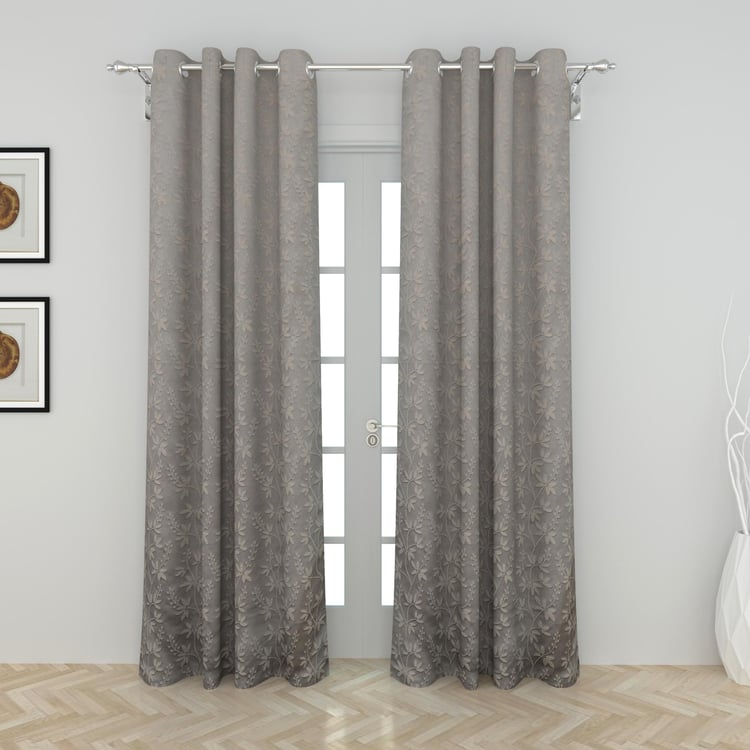 Jade Solid Door Curtain - 110 x 225 cm