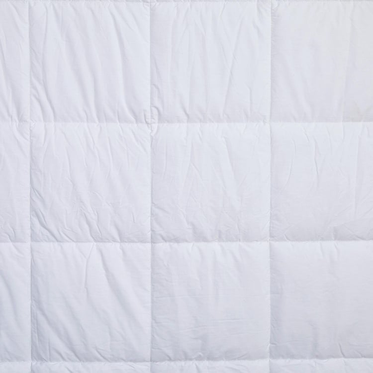 Healthy Living Solid Single Duvet Single Pc. 254 cm X 152 cm Polyester 210Tc 254 cmL X 152 cmW White
