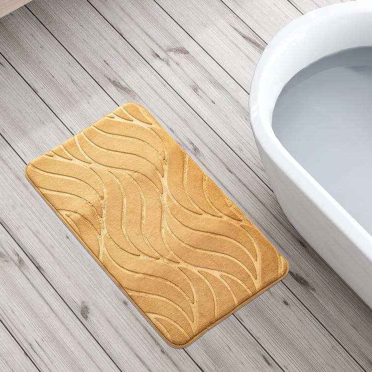 Buttercup Polyester Anti-Slip Bath Mat - 75x50cm