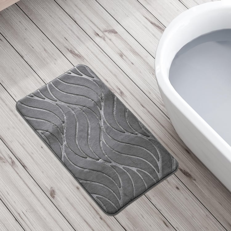 Buttercup Polyester Anti-Slip Bath Mat - 75x50cm