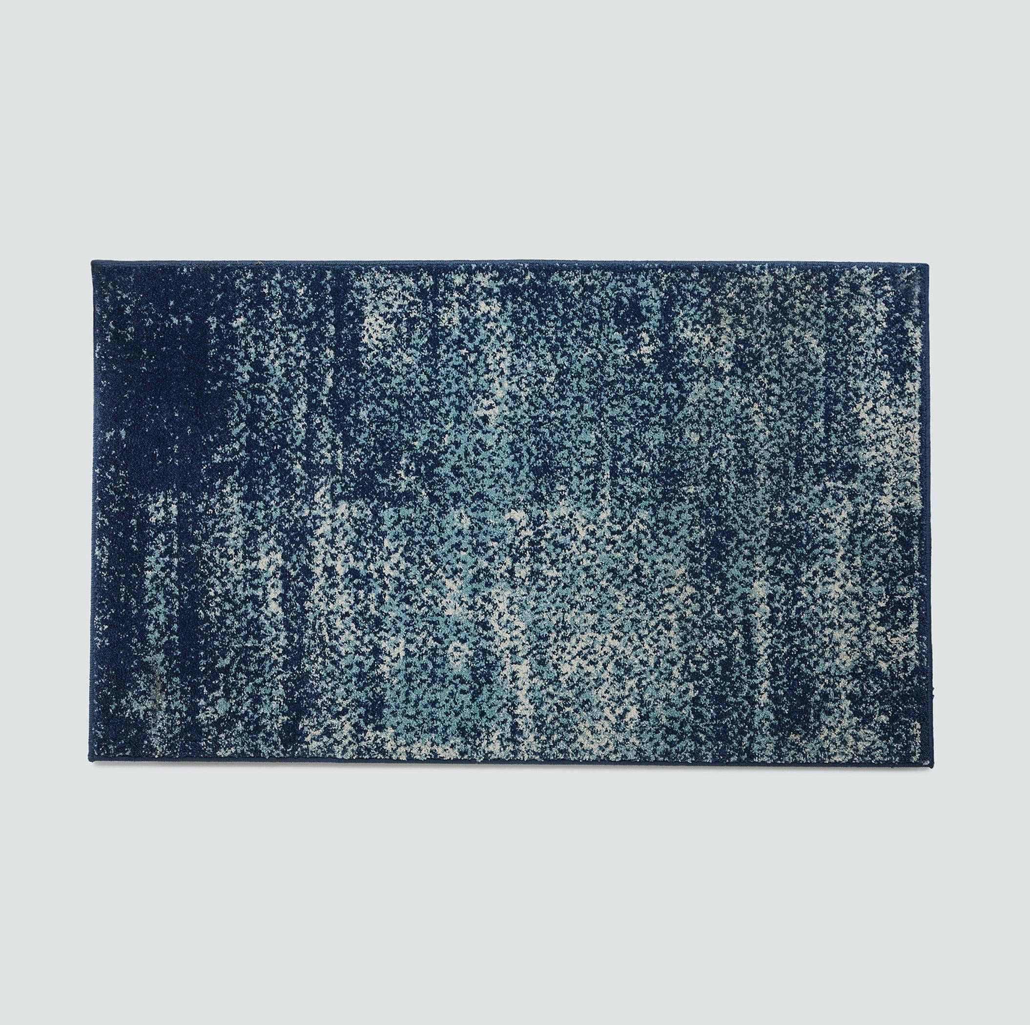 Bristol 1 Polyester Carpet : 147 cm x 90 cm Blue