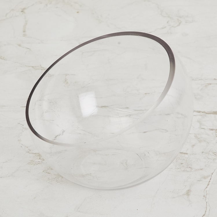 Contour Clear Range Solid Round Single Pc. Bowl - Glass - Transparent