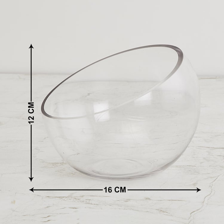 Contour Clear Range Solid Round Single Pc. Bowl - Glass - Transparent