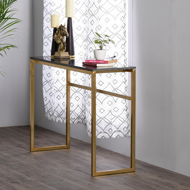 Aprilla Console Table - Gold