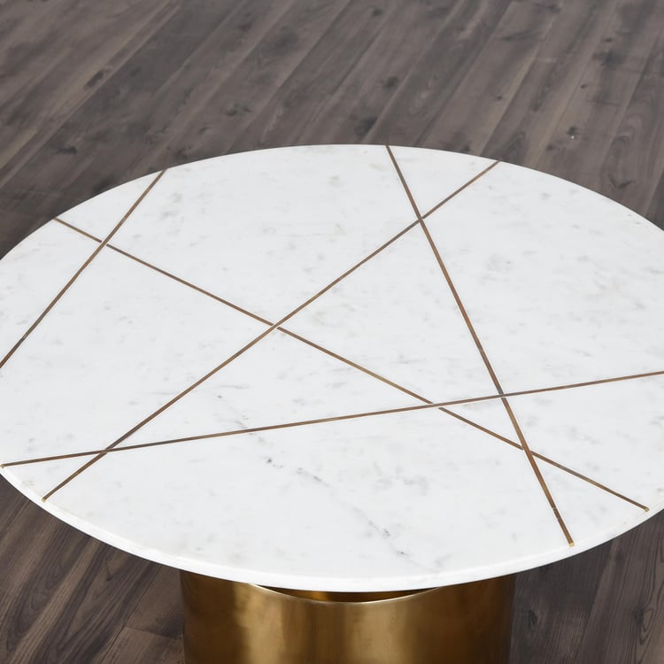 Salisbury Gold Marble Top Coffee Table