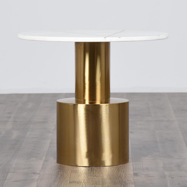 Salisbury End Table - Gold