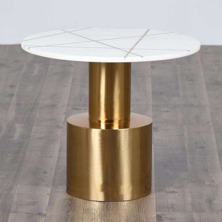 Salisbury End Table - Gold