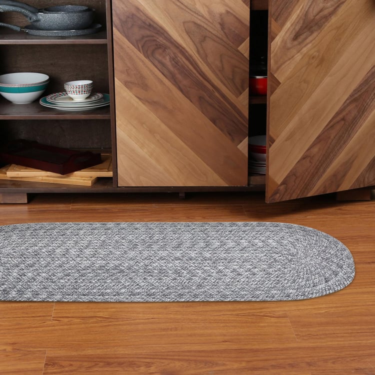Melange Cotton Braided Kitchen Runner