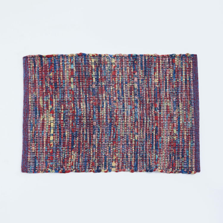 Melange Cotton Woven Dhurrie - 50x75cm