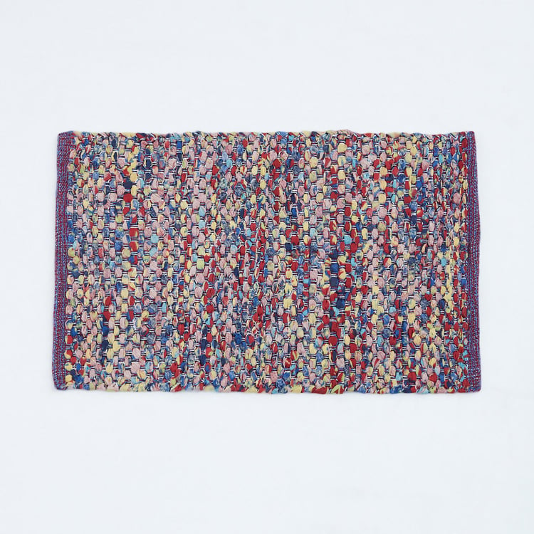 Melange Cotton Woven Dhurrie - 50x75cm