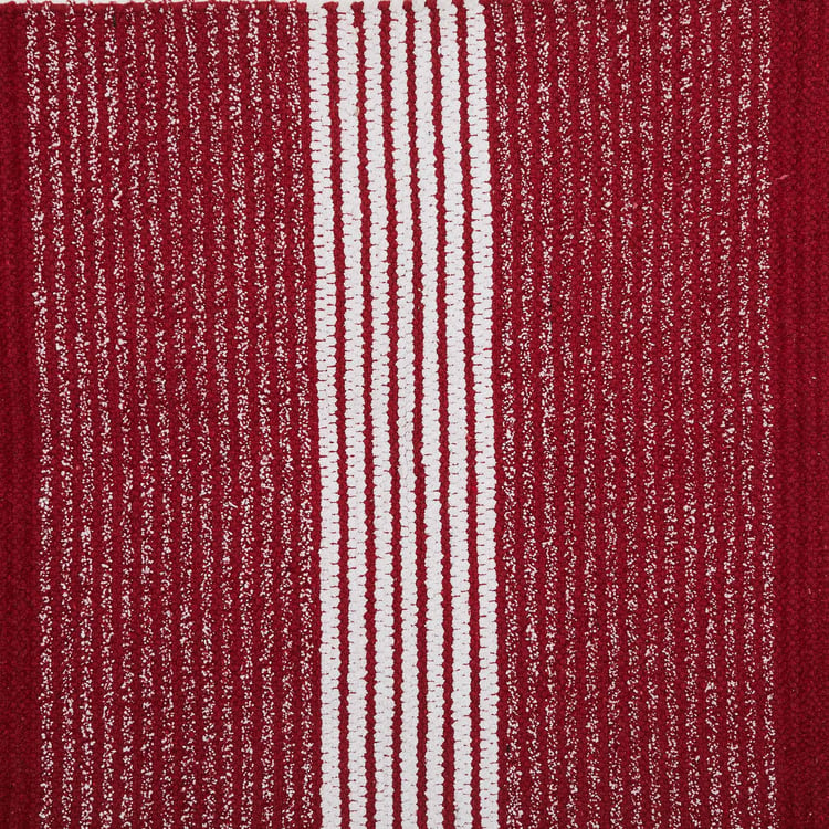 Melange Cotton Woven Dhurrie - 90x60cm