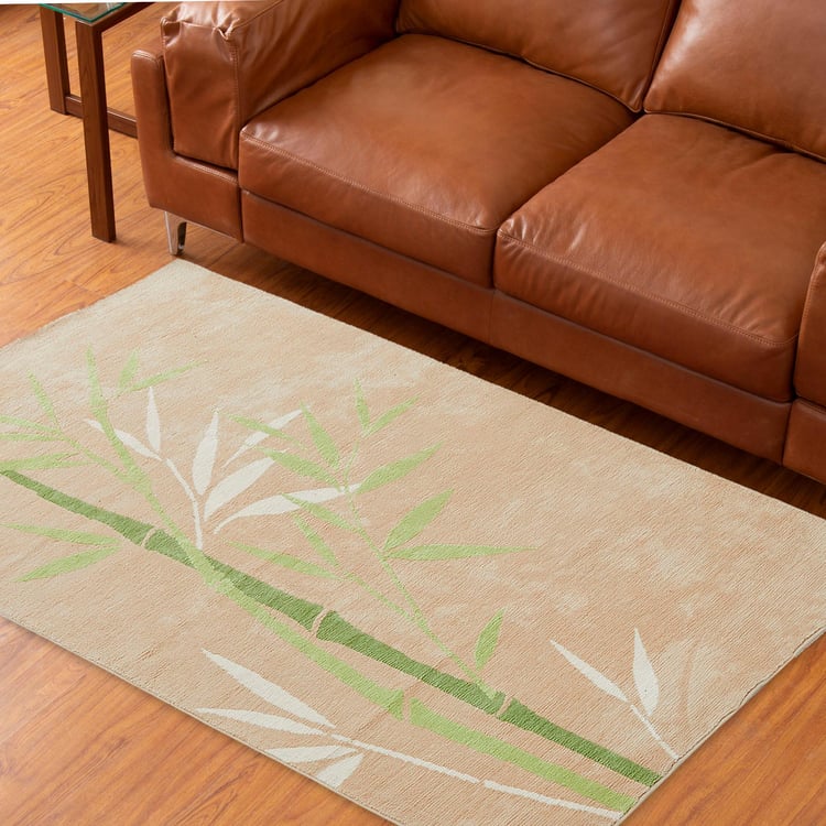Patterned Textured Carpet - 90 x 150 cm