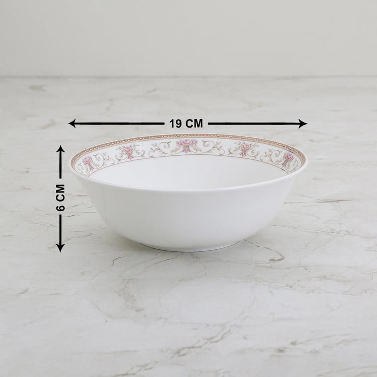 Altius Bone China Printed Serving Bowl - 1L