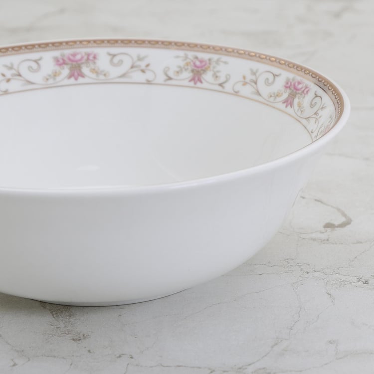 Altius Bone China Printed Serving Bowl - 1L