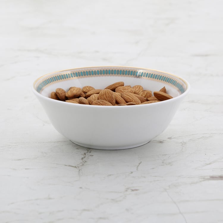 Altius Bone China Printed Cereal Bowl - 450ml