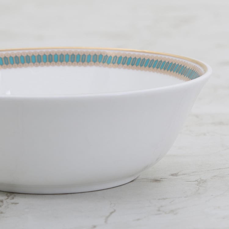 Altius Bone China Printed Cereal Bowl - 450ml